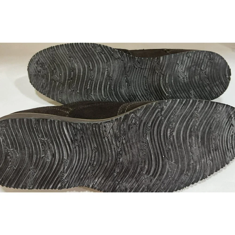 Tommy Bahama Wingtip Elliott Bucks Shoes Men Dark Brown Suede‎ YGI G2S-1 Size 13